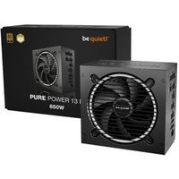 Fonte Be Quiet! PURE POWER 13M 850W, 80 Plus GOLD, ATX 3.1, PCIe 5.1, Full Modular, Preto - BP027U2