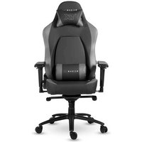 Cadeira Gamer XT Racer Fire Gun, Até 130Kg, Reclinável, Com Almofadas, Cilindro de Gás Classe 4, Couro PU, Preta e Prata - XTR-028