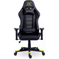 Cadeira Gamer XT Racer Attack, Até 120Kg, Reclinável, Com Almofadas, Cilindro de Gás Classe 4, Couro PU, Preta e Amarela - XTR-052