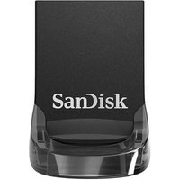 Pen Drive 128GB SanDisk Ultra Fit, USB 3.2 Gen 1, Leitura de 400MB/s, Preto - SDCZ430-128G-G46