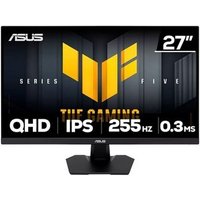 Monitor Gamer ASUS TUF 27", QHD, 255Hz, 0.3ms, Fast IPS, G-Sync Comp, FreeSync Premium, HDR10, Som Integrado - VG27AQME5F