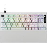Teclado Gamer Logitech G PRO X2 RAPID, Switches Analógicos Magnéticos, Rapid Trigger, Visor OLED, Layout US, 920-014092 - Branco