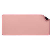 Mousepad Desk Mat Logitech Studio Series, Grande 300x700mm, Antiderrapante, Design Resistente a Respingos, Rosa - 956-000048