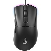 Mouse Gamer Rise Mode G1 Pro Black RGB, 12000 DPI, 8 Botões, Preto - RM-MG-01-FB