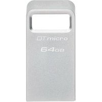 Pen Drive 64GB Kingston DataTraveler Micro, USB 3.2 Gen 1, Leitura de 200MB/s, Metal - DTMC3G2/64GB