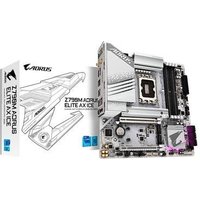Placa-Mãe Gigabyte Z790M AORUS ELITE AX ICE, Intel, mATX, DDR5, RGB, Wi-Fi, Bluetooth, Branco - Z790M AORUS ELITE AX ICE