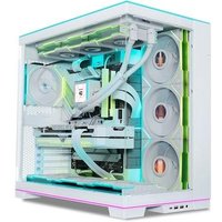 Gabinete Gamer Lian-Li O11 EVO RGB, Mid Tower, E-ATX, Lateral e Frente em Vidro Temperado, Branco - O11DERGBW WHITE
