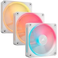 Kit com 3 Ventoinhas Corsair LX-R RGB Series, iCUE LINK LX120-R RGB, 120mm, Branco - CO-9051054-WW