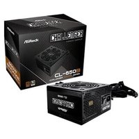 Fonte ASRock Challenger 650B, 650W, 80 PLUS, Bronze, Preto - 90-UXC065-BNBAAA