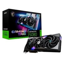 Placa de Vídeo MSI RTX 5080 16G GAMING TRIO OC NVIDIA GeForce, 16GB, GDDR7, G-Sync, Ray Tracing, DLSS 4, HDR - G5080-16GTC