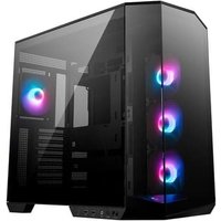 Gabinete Gamer MSI MAG Pano 100R PZ, Mid Tower, Vidro Panoramico, 4x FANs ARGB, ATX, Preto - PANO100RPZ