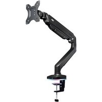 Suporte de Mesa Articulado para Monitor de 17" a 49" PIX, com Pistão a Gás, Preto - PX-GA49-S
