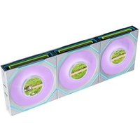 Kit Ventoinhas Lian Li Uni Fan SL INF LCD Flex, 3x 120mm, ARGB, Tela LCD 1.8 IPS, Espelho Infinito, Branco - 12SLIND1F3W