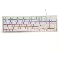 Teclado Mecânico Gamer Thunderobot K104, Switch Linear Red, 1KHz, Hot-Swappable, PBT, Full Size, USB-C, Branco - JM03NP006