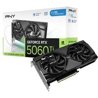 Placa de Vídeo PNY NVIDIA GeForce RTX 5060 Ti, 8GB, GDDR7, 128-bits, Dual Fan, PCIe 5.0 - VCG5060T8DFXPB1-O