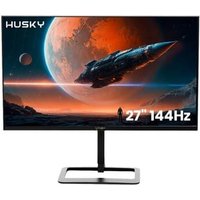 Monitor Gamer Husky Avalanche 27", Wide, 144Hz, Full HD, 1ms, IPS, DisplayPort e HDMI, Adaptive Sync, Som Integrado, Preto - HGMT004
