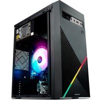 Gabinete Gamer Liketec Basic One V2, Mid Tower, RGB, LED, ATX, Lateral em Acrílico, Sem FANs, Preto - LC-MT-ONEV2-2057