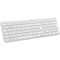 Teclado sem fio Logitech Signature Slim K950 Com Conexão Bluetooth ou Receptor USB Logi Bolt Incluso e Layout US INTL, Branco - 920-012601
