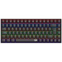 Teclado Mecânico Gamer Redragon Phantom, Iluminação Rainbow, Switch Marrom, Cabo USB-C Removível, ABNT2, Preto - K629-KB (PT-BROWN)