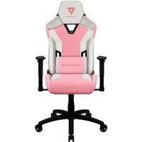 Cadeira Gamer ThunderX3 78322 TC3 Sakura White, Até 120Kg, Encosto Reclinável, Air Tech, Rosa - 78322