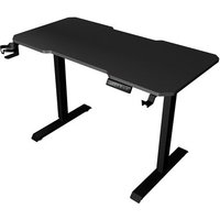 Mesa Gamer Lift Rise Mode Madeira MDF, Com Regulagem de Altura Elétrica, 1 Motor, 3 Memorizações, Preto Fibra de Carbono - RM-ML-01-FB
