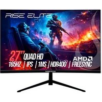Monitor Gamer Rise Mode Elite 27", QHD, 165Hz, 1ms, IPS, FreeSync, HDR 400, HDMI e DisplayPort, sRGB 99%, Preto - RM-MOG-27F1652K-B