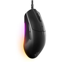 Mouse Gamer SteelSeries Rival 3 Gen 2, 8.5K DPI, RGB, Super Mesh Paracord, 60M Clicks, Preto - 62513