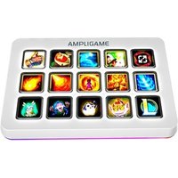 Mesa Controladora Gamer Fifine AmpliGame D6, 15 Teclas Macro LCD, RGB, Branco - D6W