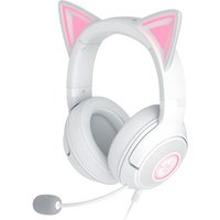 Headset Gamer Razer Kraken Kitty V2, Chroma RGB, Conexão USB, Branco - RZ04-04730600-R3U1