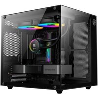 Gabinete Gamer Kalkan Midgard Lite, M-ATX, Frontal e Lateral em Vidro Temperado, Sem Fans, Preto - KLK00090