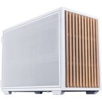 Gabinete Gamer Lian Li Dan Case B4 Wood, Micro-ATX, Painel em Madeira, USB Type-C, Inclui 2 Fans 120mm, Branco - B4W-WD