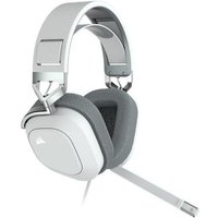 Headset Gamer Corsair HS80 Premium, RGB, Surround, Dolby 7.1, Drivers 50mm, Branco - CA-9011238-NA