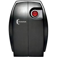 Estabilizador Coletek ES-300VA, 115V, 4 Tomadas, Preto - ES-300VA-M