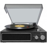Toca Discos Raveo Vitrola Studio Ebony, Bluetooth, USB, Preto - 90-08957