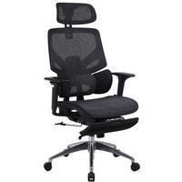 Cadeira Office XT-Office Presidente NR17, Até 130kg, Braço 4D, Ajustável, Preto - XTO-008
