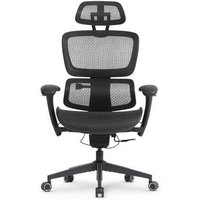 Cadeira de Escritório Ergonômica DT3 AZZERA, Até 130kg, Reclinável, Braço 3D, Nylon, Preto - 14055-5
