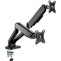 Suporte Articulado Para Dois Monitores 17" à 32" Fortrek FK441S, Com Pistão a Gás, Preto - 81032
