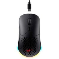 Mouse Gamer Sem Fio Havit MS963WB, RGB, 8000 DPI, 7 Botões, Bluetooth e 2.4G, Preto