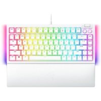 Teclado Gamer Mecânico Razer BlackWidow V4, 75%, RGB, Hot-Swappable, Layout US, Branco - RZ03-05001700