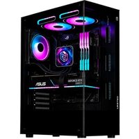 Gabinete Gamer Liketec Heydar Dark, Mid Tower, ATX, Lateral e Frontal em Vidro Temperado, Sem Fan ,Preto - LC-CB-HEYDAR-2084
