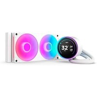 Water Cooler NZXT Kraken Elite AIO V2, 240mm, LCD IPS, RGB, Intel e AMD, Branco - RL-KR24E-W2