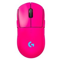 Mouse Gamer Sem Fio Logitech G PRO 2 com Lightspeed, RGB Lightsync, Ambidestro, 4 Botões Programáveis, DPI de 32K, Rosa Magenta - 910-007308