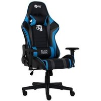 Cadeira Gamer ELG Black Hawk, Até 140 kg, Apoio Cervical, Encosto Reclinável, Apoio De Braços, Ajuste De Altura, Preto e Azul - CH05BKBL