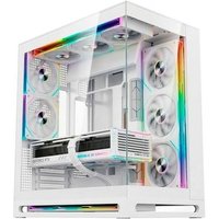 Gabinete Gamer Liketec Cygnus Snow, ATX, Mid Tower, Vidro Temperado, Branco - LT-GB-CYGNUS-SNOW-V1