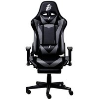 Cadeira Gamer 1STPLAYER FK3, Até 160kg, Reclinável, com Almofadas, Material PVC, Preto e Cinza - FK3-FR-BKGA