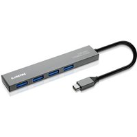 HUB Comtac USB-C 3.2 Gen 1, para 4x USB-A 3.2 Gen 1, Alumínio - 20129467