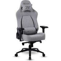 Cadeira Gamer XT Racer Fire Gun Style, Até 130Kg, Reclinável, Com Almofadas, Cilindro de Gás Classe 4, Tecido, Cinza - XTR-073