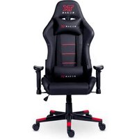 Cadeira Gamer XT Racer Attack, Até 120Kg, Reclinável, Com Almofadas, Cilindro de Gás Classe 4, Couro PU, Preta e Vermelha - XTR-056
