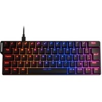 Teclado Mecânico Gamer Husky Pier, 60%, RGB, Switch Gateron EF Red, ABNT2, Hot-Swap, ABS Double Injection, Preto - HTG220PTVR