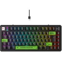 Teclado Mecânico Gamer Havit HV-KB916L Pro, Switch Magnético, ARGB, Knob de Volume, ABNT2, USB-C, Preto - HV-KB916L Pro